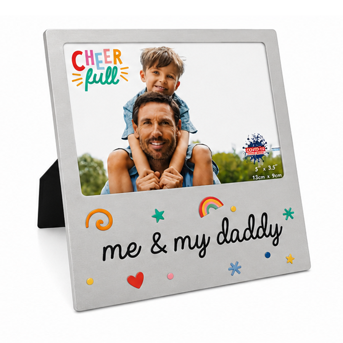 Me & My Daddy Fathers Day Metal Photo Frame Gift