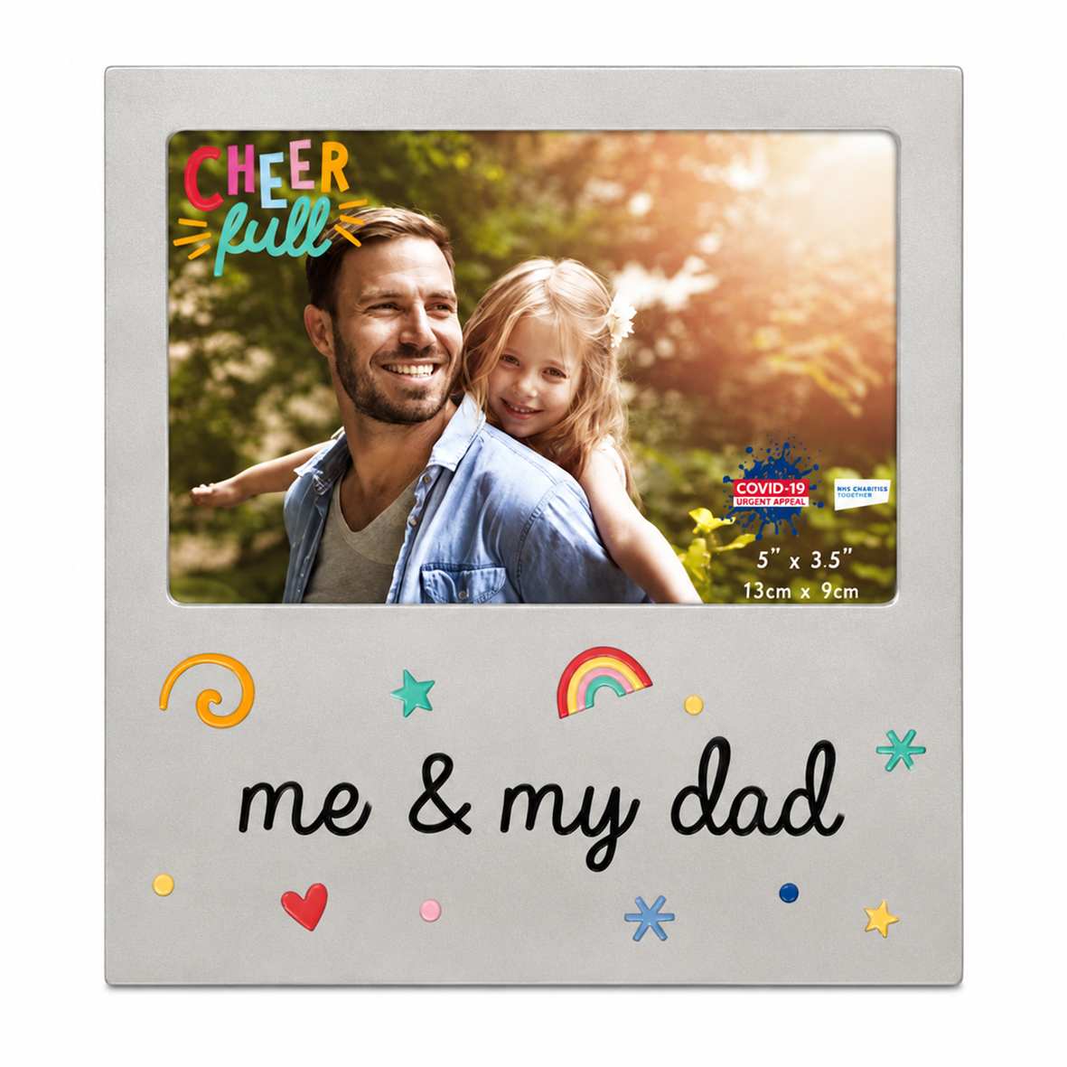 Me & My Dad Fathers Day Metal Photo Frame Gift