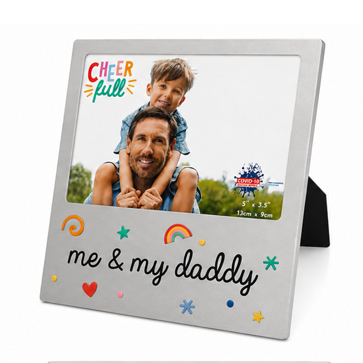 Me & My Daddy Fathers Day Metal Photo Frame Gift