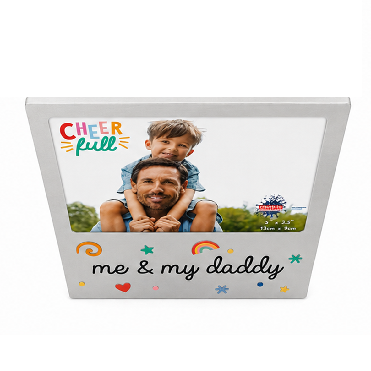Me & My Daddy Fathers Day Metal Photo Frame Gift