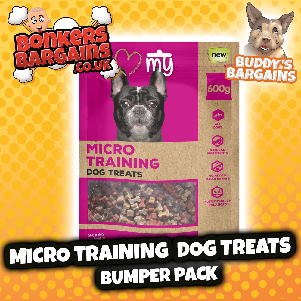 Pet Dog Micro Training Treats 600g Bumper Bag 74199 (Parcel Rate)