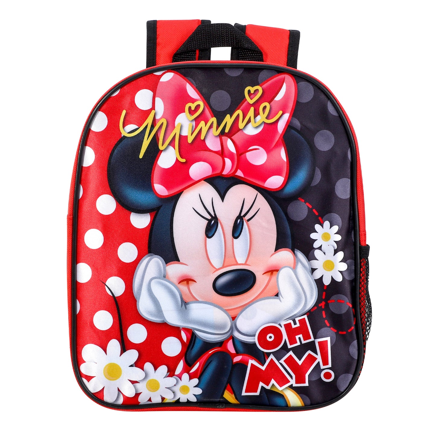 Minnie "Oh My!" Style Backpack Kids Premium Standard Rucksack with Zip & Adjustable Straps