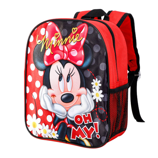 Minnie "Oh My!" Style Backpack Kids Premium Standard Rucksack with Zip & Adjustable Straps