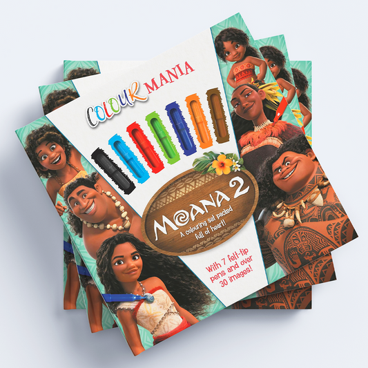 Moana 2 Colourmania Colouring Book and Felt Tips Set