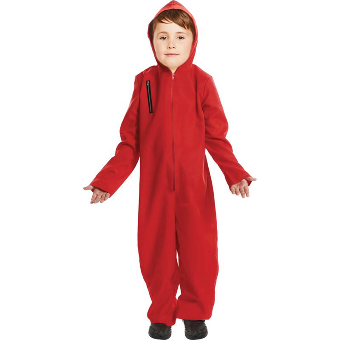 Kids Money Heist Style Fancy Dress Costume Bonkers Bargains