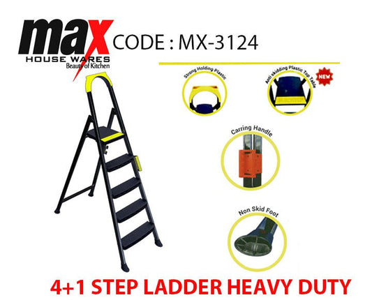 Step Ladder Heavy Duty 4+1 Diy Home MX3124