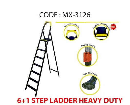 Step Ladder Heavy Duty 6+1 Diy Home MX3126 A