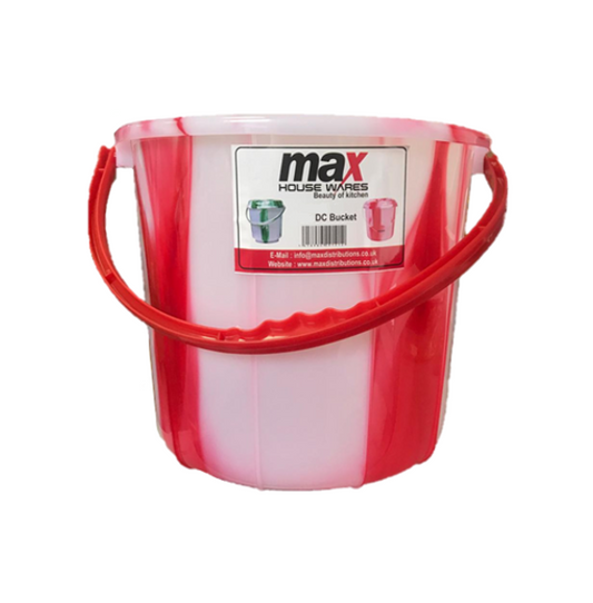 5 Litre Tie Dye Design Plastic Bucket Bin With Lid Household Use Bucket MX4051