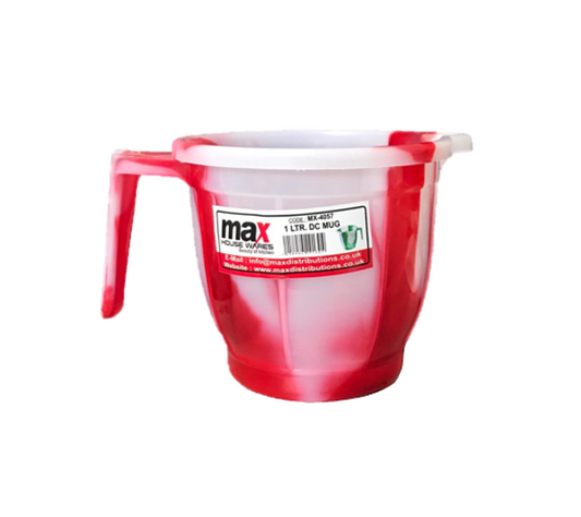 DC Plastic Jug Tie Dye Print 1L Assorted Colours MX4057