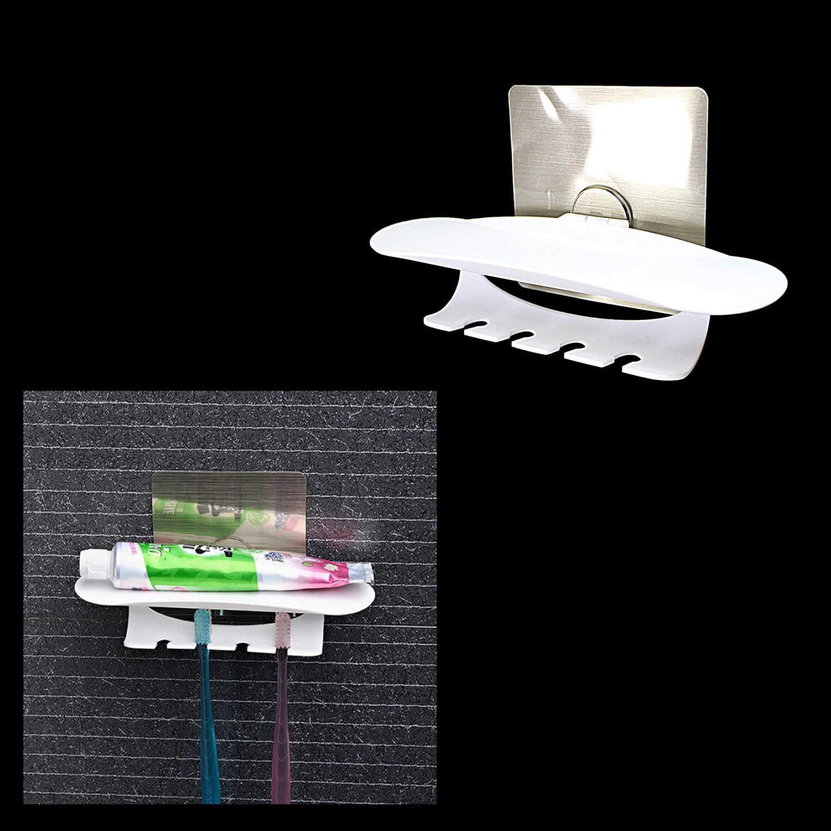 Toothbrush Combination Holder Easy Assemble Bathroom Use