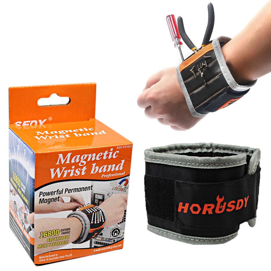 Strong Magnetic Wristband Adjustable Wristbands For Screws Bolts Etc