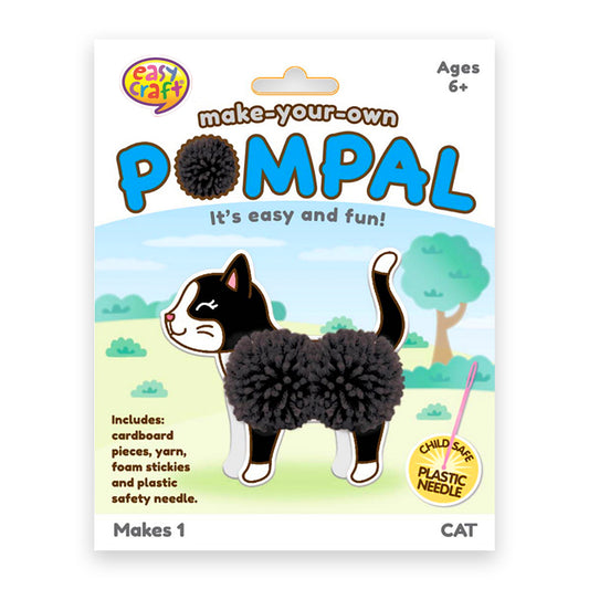 Cute Cat PomPal Craft Kit