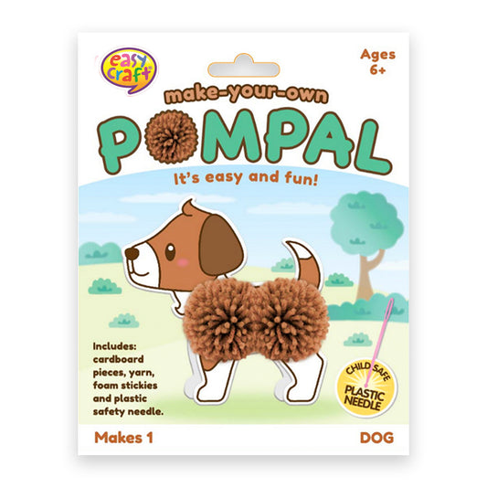 Cute Dog Pom Pal Craft Kit