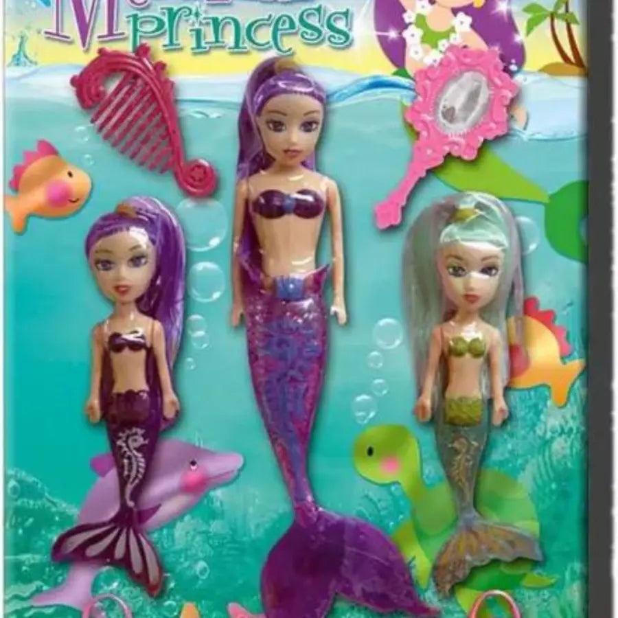 Mermaid Play Set with 3 Figures|