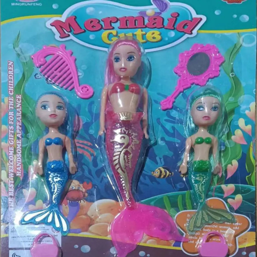 Mermaid Play Set with 3 Figures|