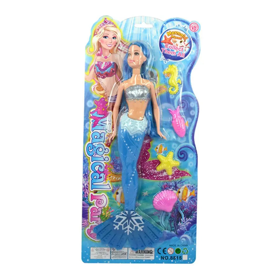 Mermaid Doll with Wings Plastic Fashion Toys Girl Doll