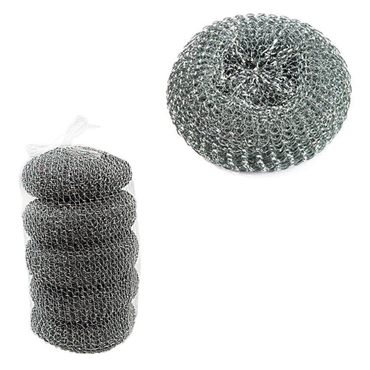 Stainless Steel Kitchen Scourers Pack Of 5