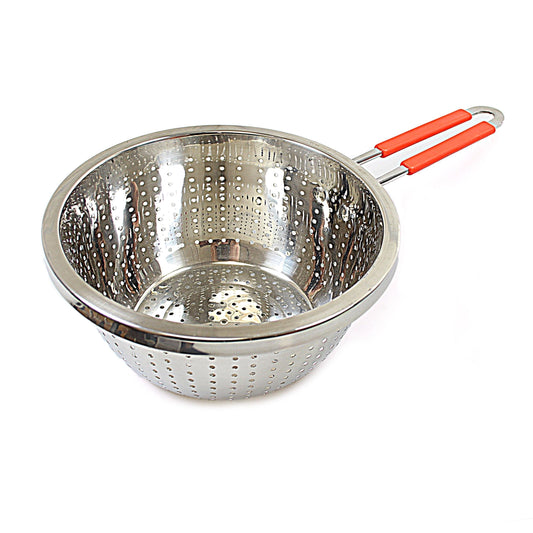Metal Strainer Colander With Handle Kitchen Essential 4937
