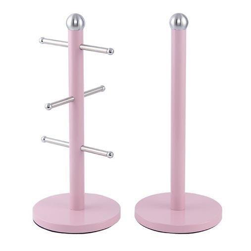 Free Standing Kitchen Roll Holder and Mug Tree Assorted Colours 33 cm 2010