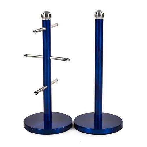 Free Standing Kitchen Roll Holder and Mug Tree Assorted Colours 33 cm 2010