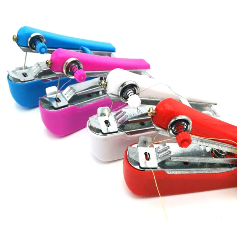 Portable Mini Hand Held Sewing Machine 10 cm Assorted Colours 1213