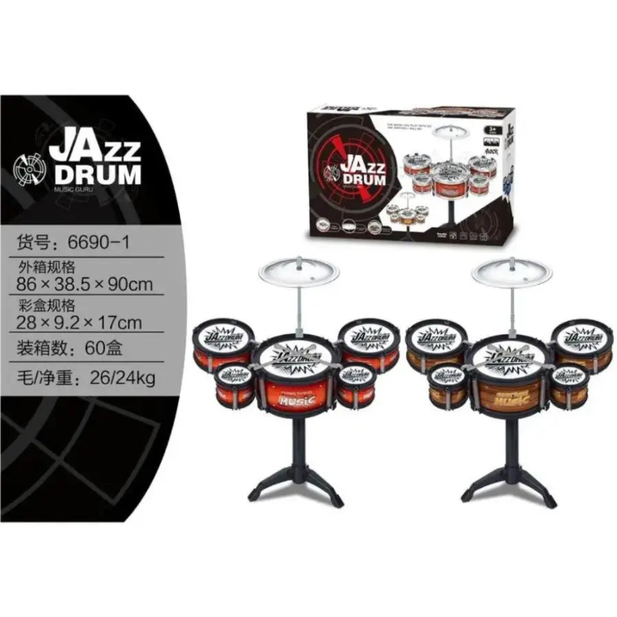 Mini Jazz Drum Toys With Band Rock Set