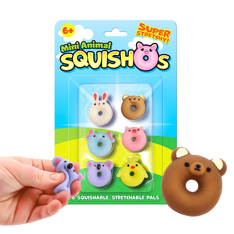 Mini Animal Squishies x 6
