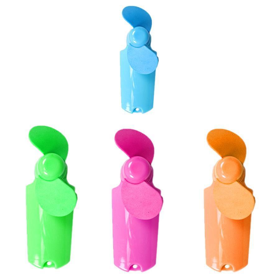 Mini Battery Operated Portable Pocket Fan 4.5 x 6 x 10 cm Assorted Colours 5109