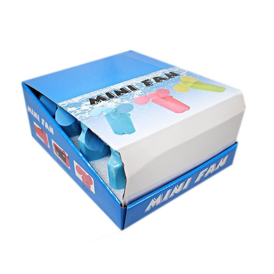 Mini Battery Operated Portable Pocket Fan 4.5 x 6 x 10 cm Assorted Colours 5109