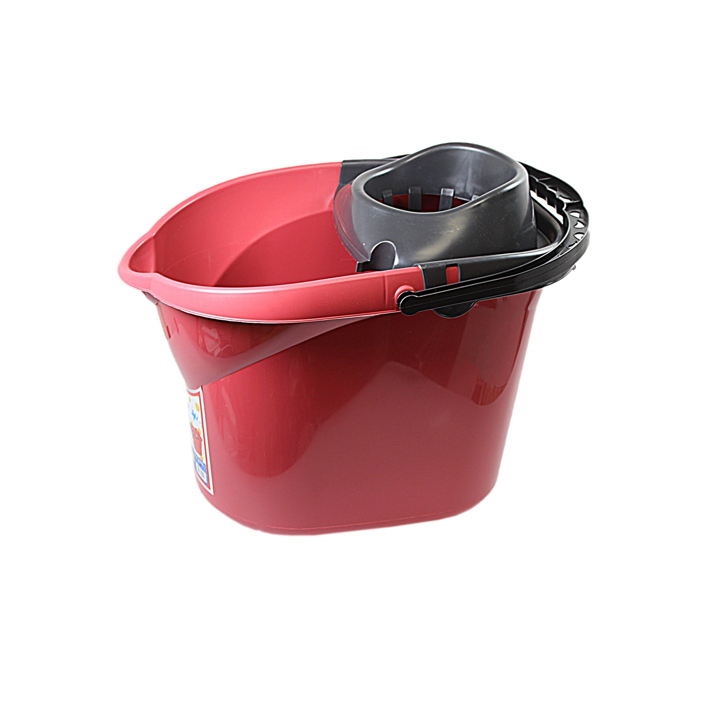 Plastic Mop Bucket 13 Litre Assorted Colours H1186 A