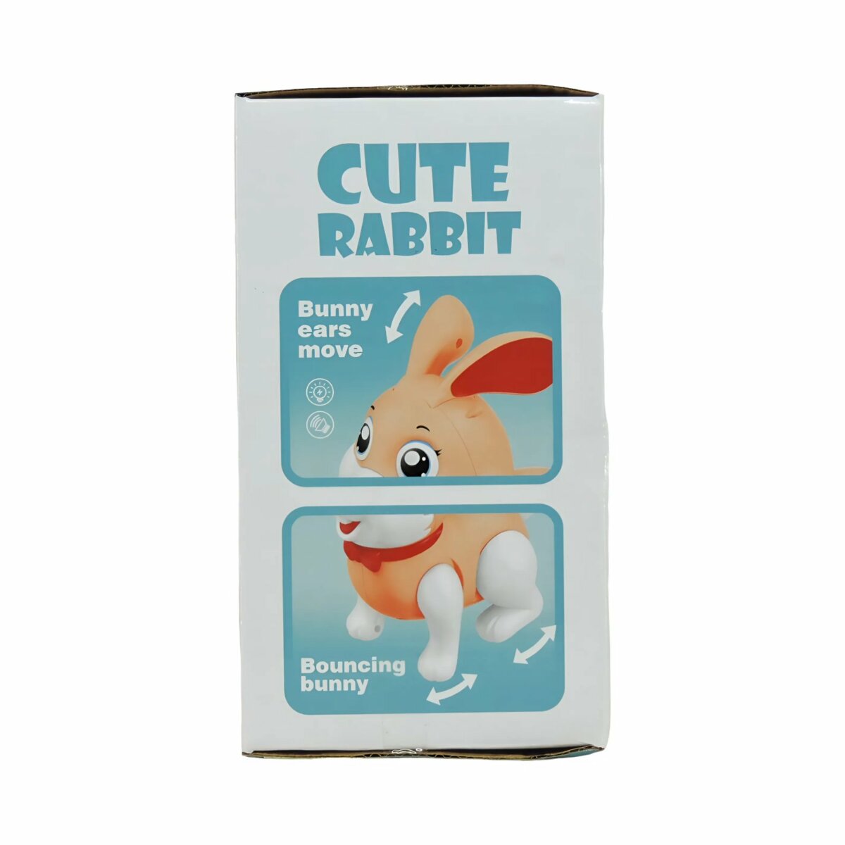 Cute Bunny Rabbit Moving Toy with Sounds, Hopping & Moving Ears