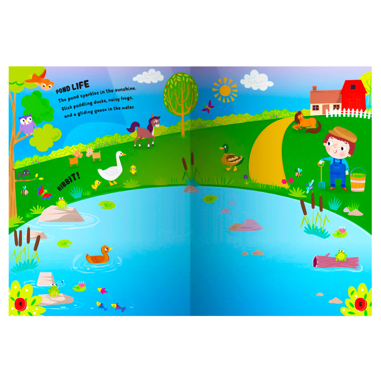 On The Farm Big Sticker Activity Book