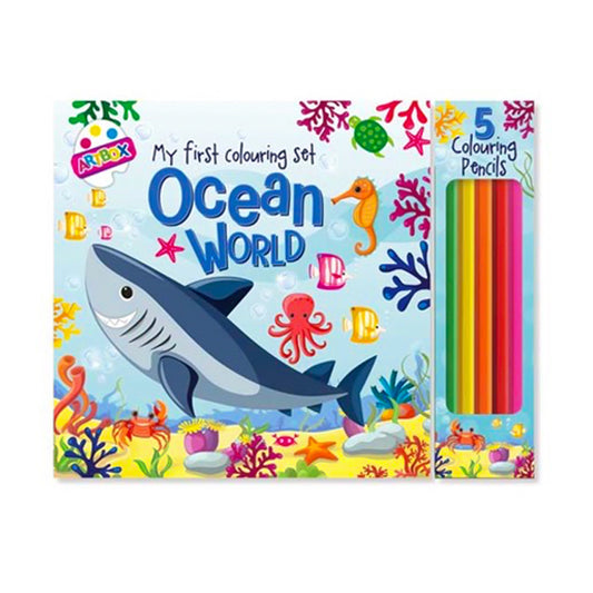 Ocean World First Colouring Set