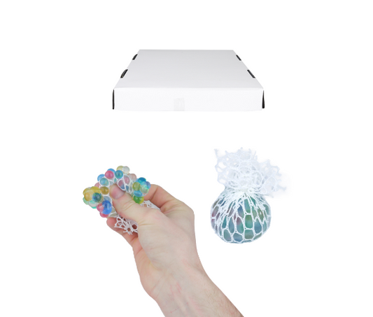 Squeeze Mesh Bead Ball 4.5 cm Assorted Colours N51648