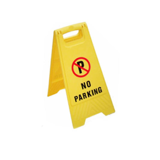 No Parking Sign Yellow A Board Warning Sign Outdoors Diy 5143