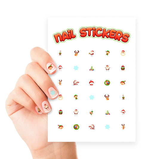 Christmas Nail Art Sticker Sheet