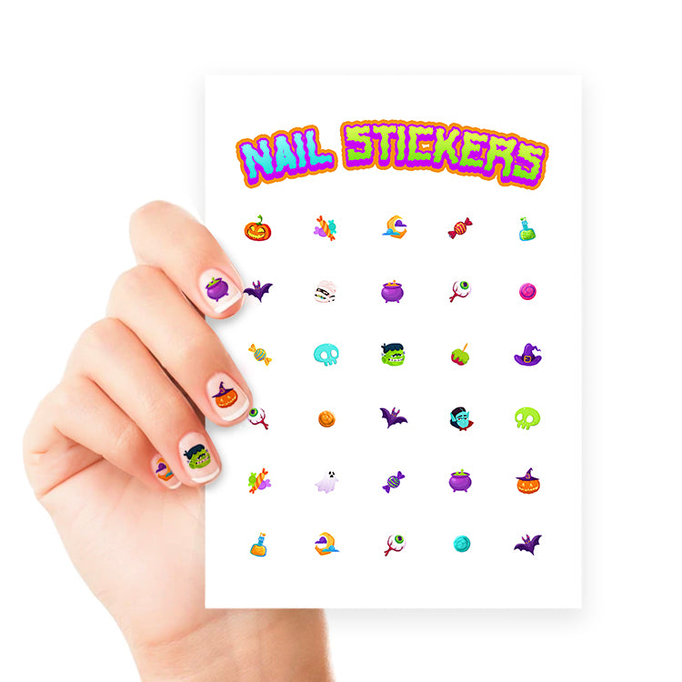 Halloween Nail Art Sticker Sheet