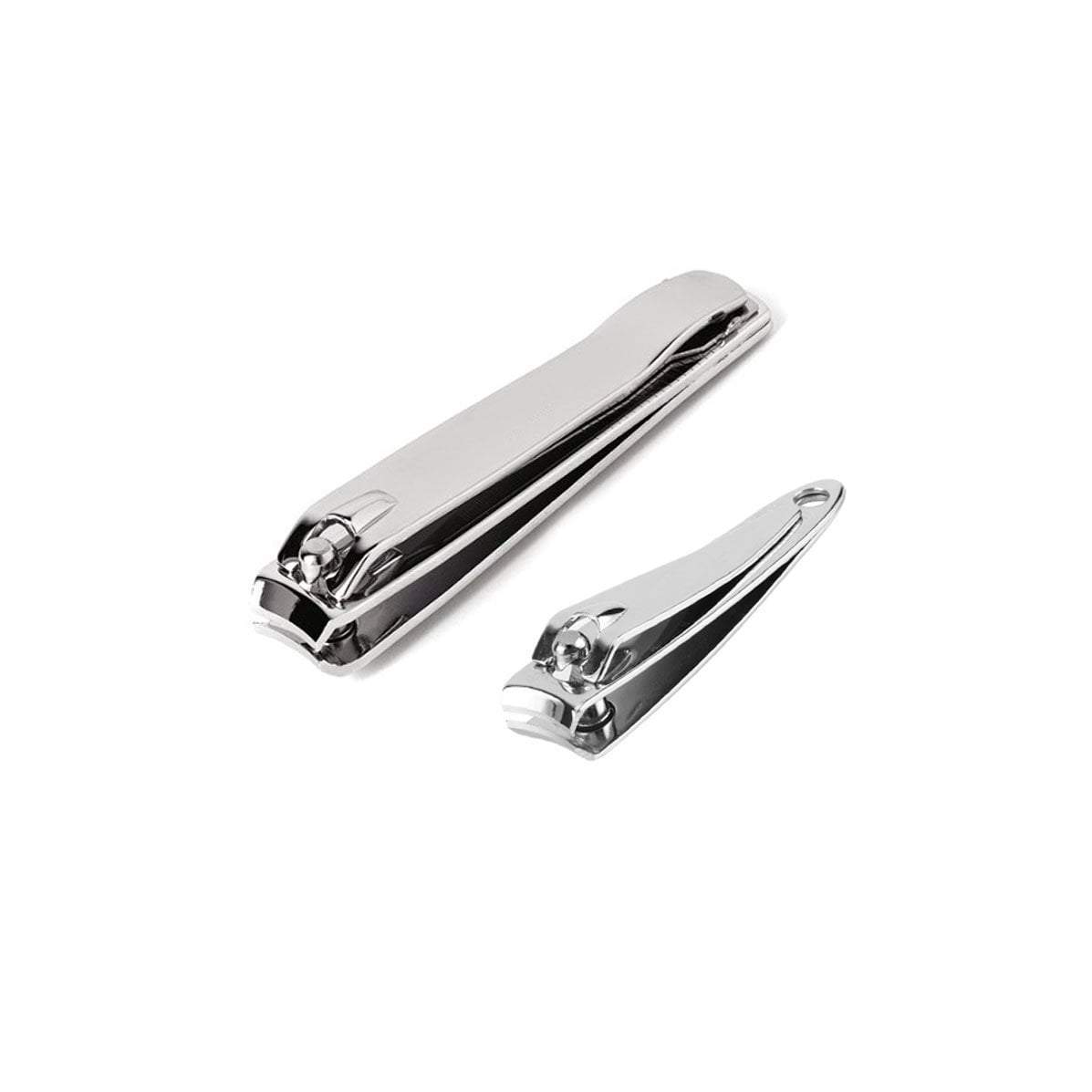 Metal Nail Clippers Cutters Pack of 2 0513