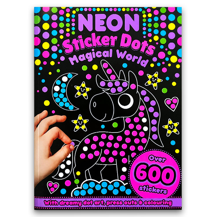 Neon Sticker Dots Magical Activity Book