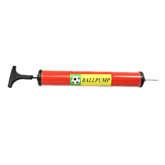 Plastic Ball Football Pump Inflator 30 cm Assorted Colours 0239