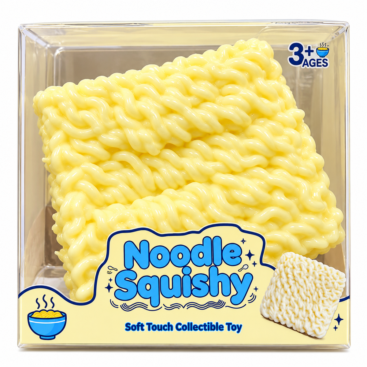 Noodle Squishy Sensory Fidget Squish Toy - Vaseline Filled