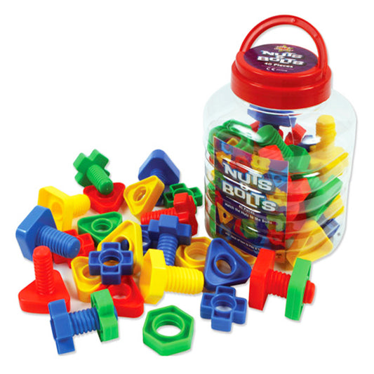 Mega Jumbo Nuts And Bolts Play Jar