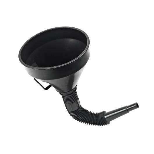 Black Detachable Large Fle x ible Neck Oil Funnel Car Van Petrol Diesel Use 4818