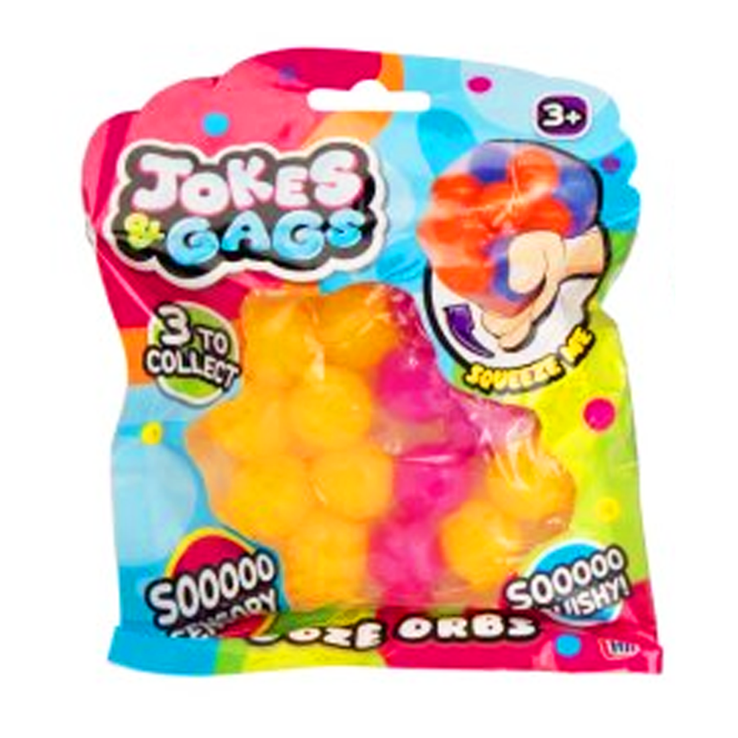 Ooze Orbs Squishy Pack Super Sensory Orbs Ball Bag