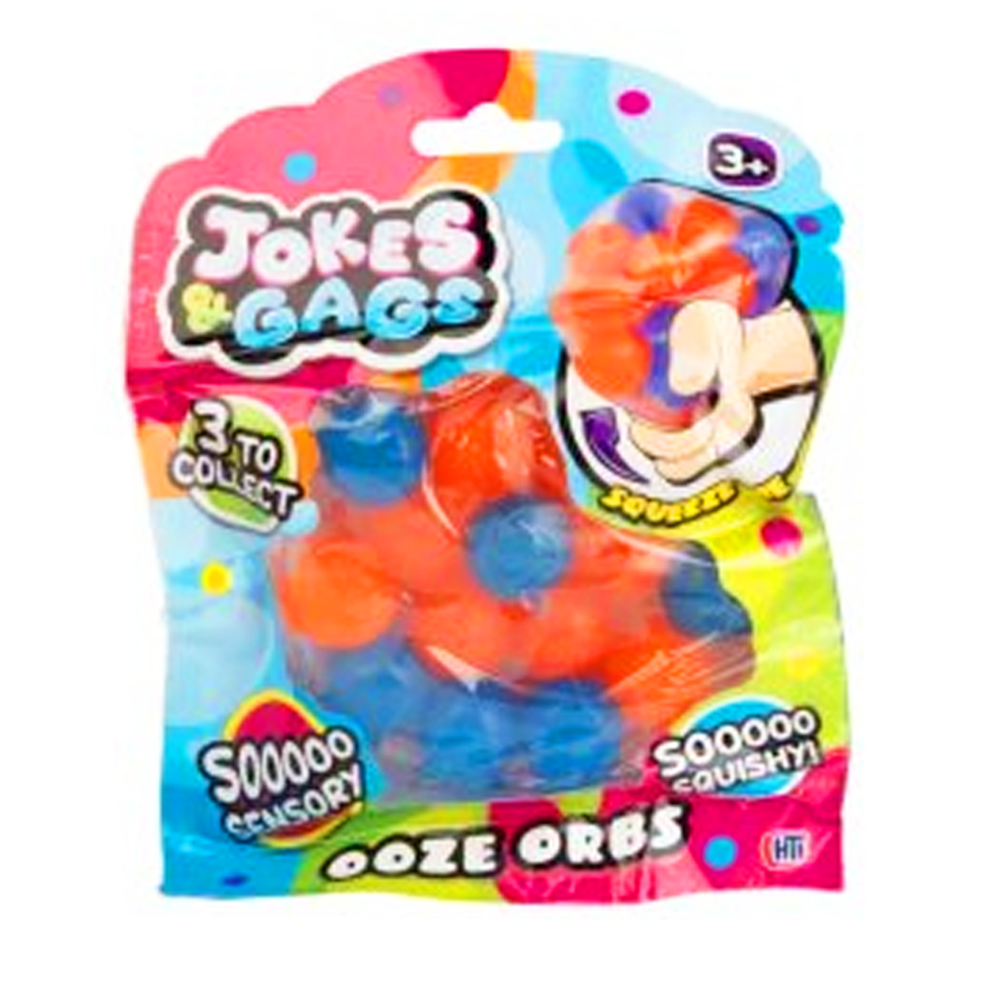 Ooze Orbs Squishy Pack Super Sensory Orbs Ball Bag