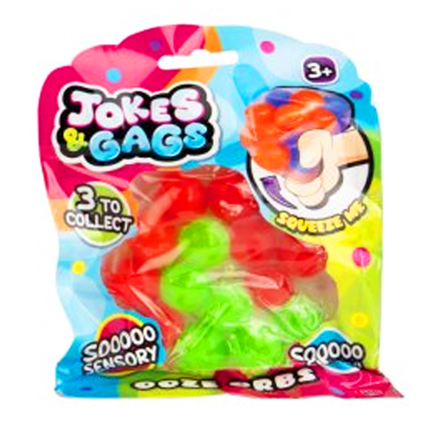Ooze Orbs Squishy Pack Super Sensory Orbs Ball Bag