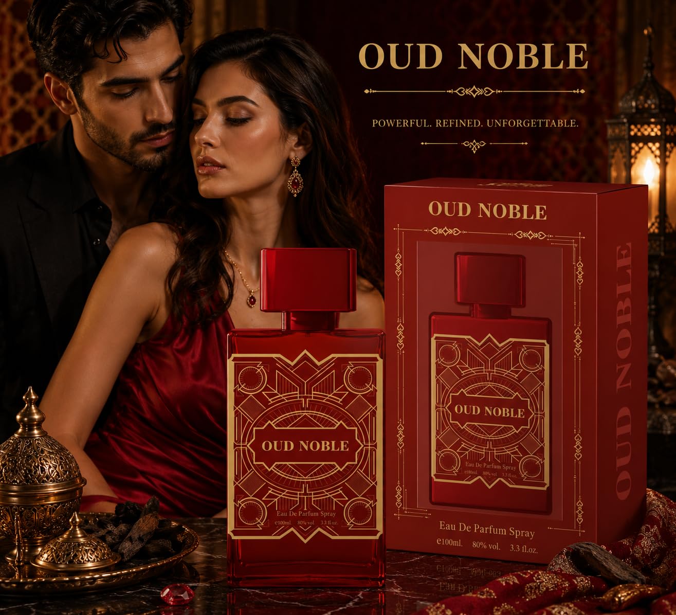 OUD NOBLE Inspired by Oud Passion - Eau de Parfum Unisex Spray 100ml - Saffron London