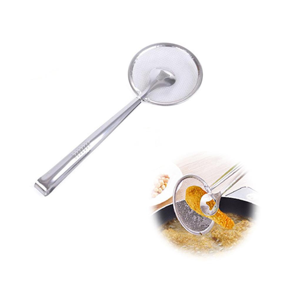 Stainless Steel Oil Draining Sieve Spoon 1988 A
