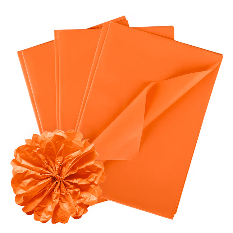 Jumbo Deluxe Tissue Sheets Orange x 10