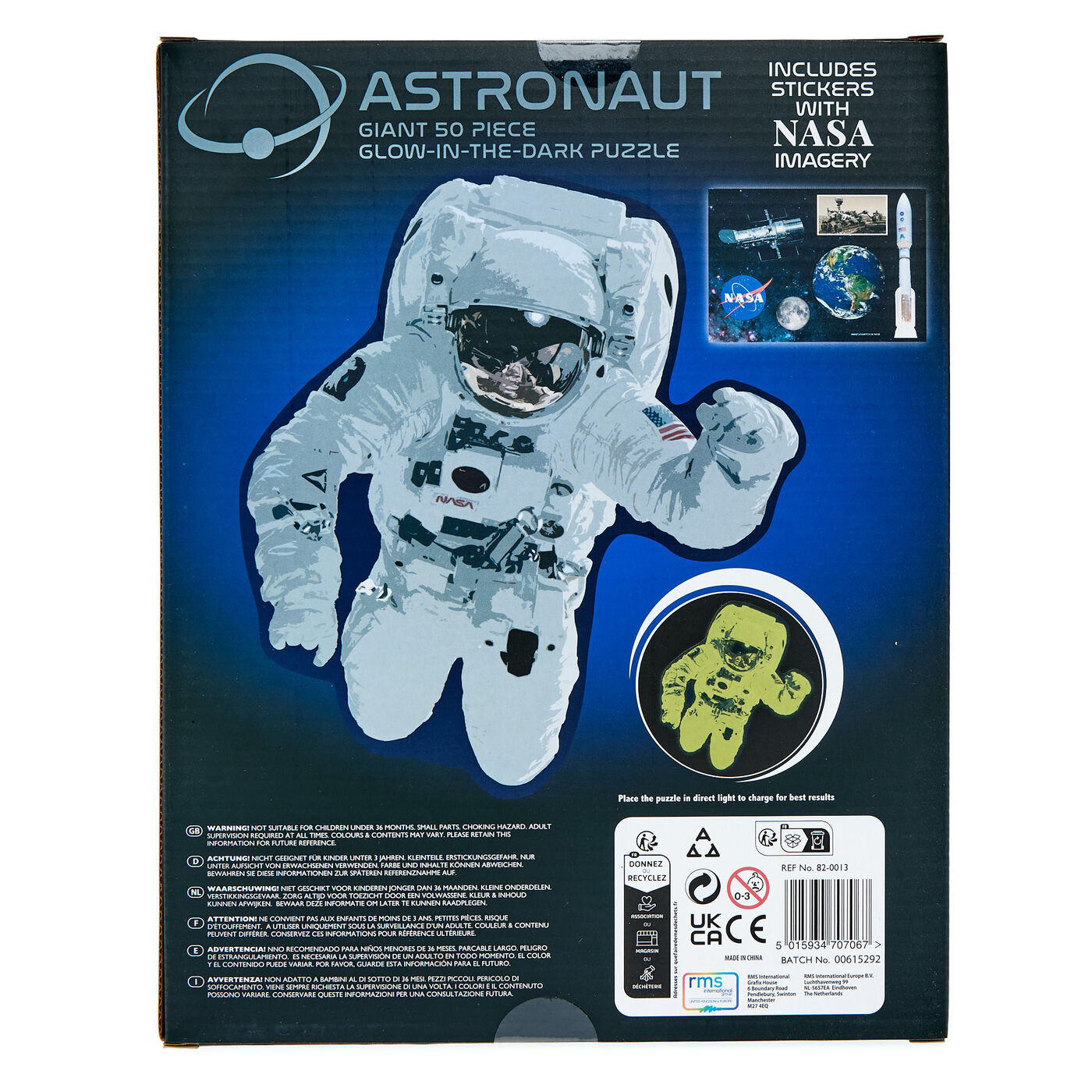 NASA Astronaut Giant 50-Piece Glow-in-the-Dark Puzzle